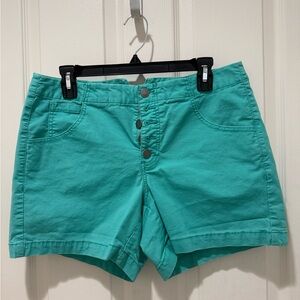 CAbi Turquoise Jean Shorts